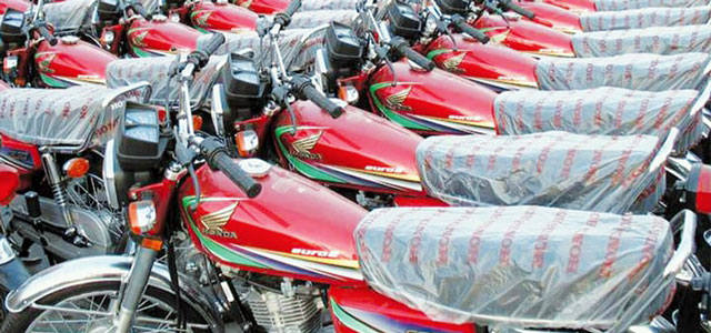 موٹر سائیکلوں کی قیمتوں میں اضافہ