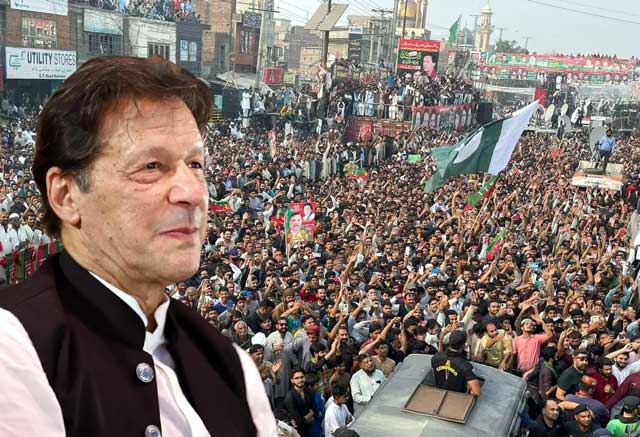عمران خان, عوام کا سمندر