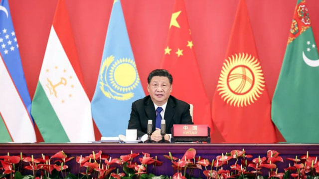 چین۔وسطی ایشیا سر برا ہی اجلاس کی صدارت