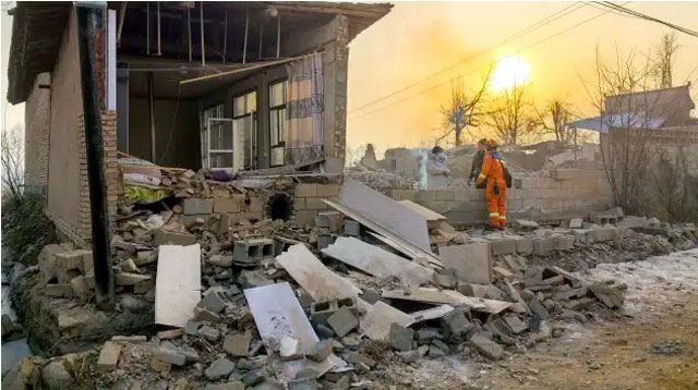 چین،  6.2 شدت کے زلزلہ