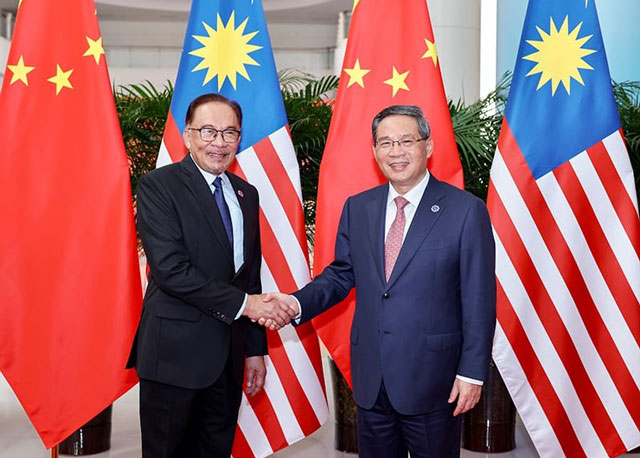چین، ملائیشیا کے ساتھ دوستی