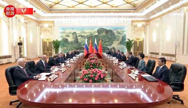 چین اور روس کے تعلقات بین الاقوامی تبدیلیوں کے امتحان پر پورا اترے ہیں، چینی صدر